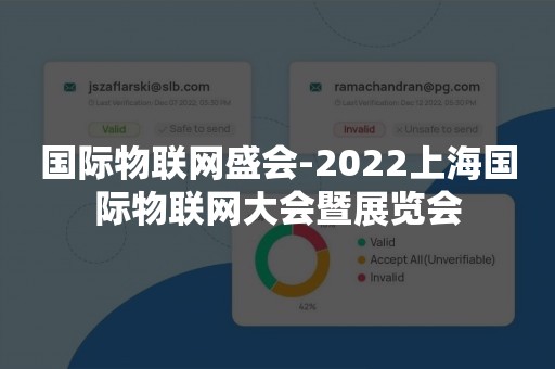 国际物联网盛会-2022上海国际物联网大会暨展览会