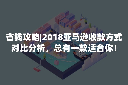 省钱攻略|2018亚马逊收款方式对比分析，总有一款适合你！