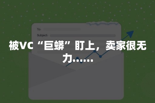 被VC“巨蟒”盯上，卖家很无力……