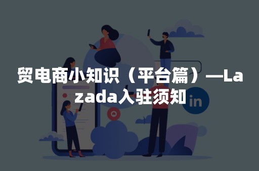 贸电商小知识（平台篇）—Lazada入驻须知
