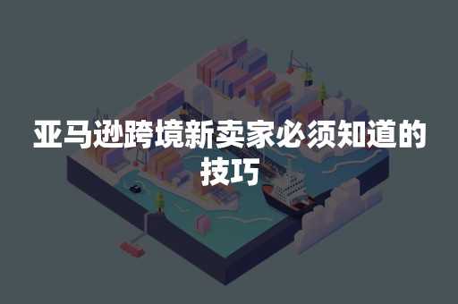 亚马逊跨境新卖家必须知道的技巧