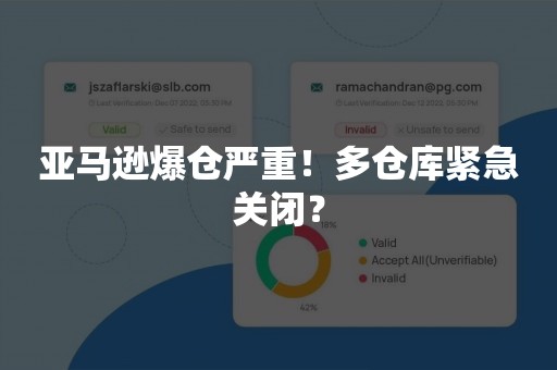 亚马逊爆仓严重！多仓库紧急关闭？