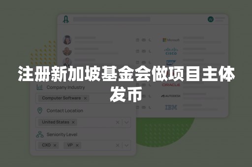 注册新加坡基金会做项目主体发币