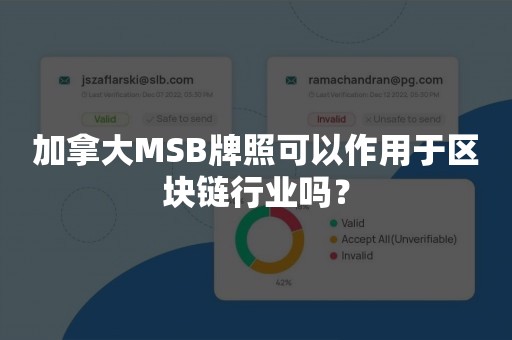 加拿大MSB牌照可以作用于区块链行业吗？