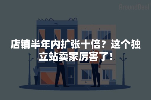 店铺半年内扩张十倍？这个独立站卖家厉害了！