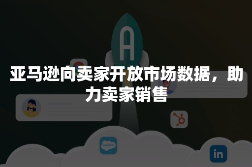 亚马逊向卖家开放市场数据，助力卖家销售