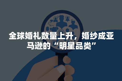 全球婚礼数量上升，婚纱成亚马逊的“明星品类”