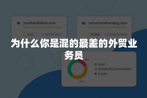 为什么你是混的最差的外贸业务员