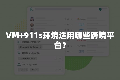 VM+911s环境适用哪些跨境平台？