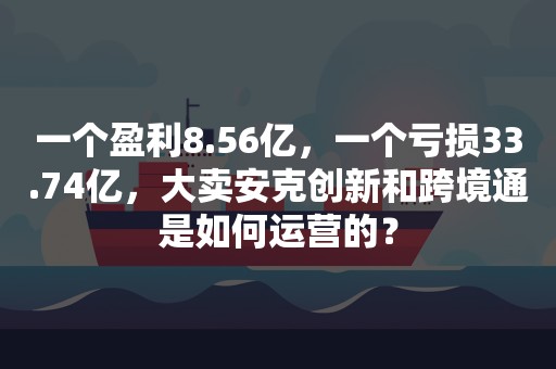 一个盈利8.56亿，一个亏损33.74亿，大卖安克创新和跨境通是如何运营的？