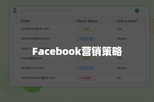 Facebook营销策略
