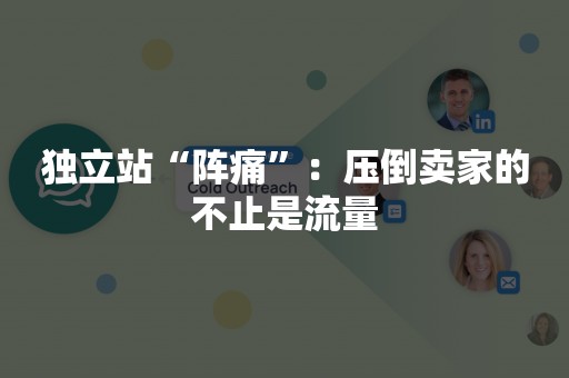 独立站“阵痛”：压倒卖家的不止是流量