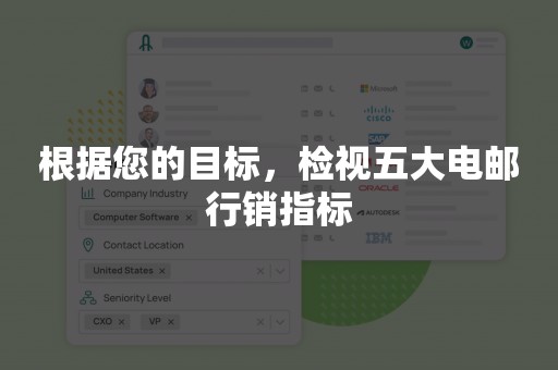 根据您的目标，检视五大电邮行销指标