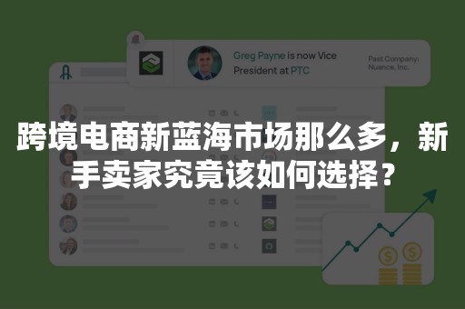 跨境电商新蓝海市场那么多，新手卖家究竟该如何选择？