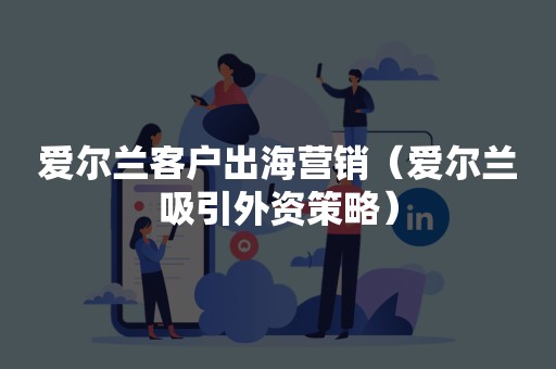 爱尔兰客户出海营销（爱尔兰吸引外资策略）