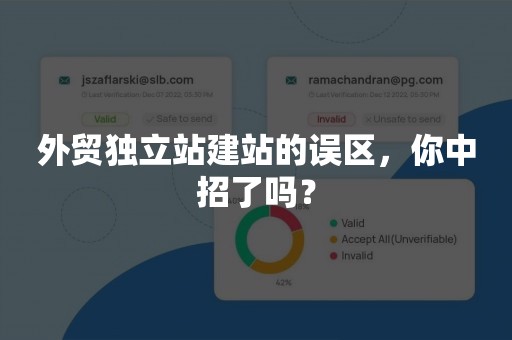外贸独立站建站的误区，你中招了吗？