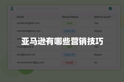 亚马逊有哪些营销技巧