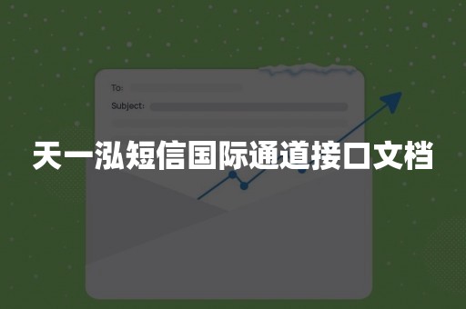 天一泓短信国际通道接口文档