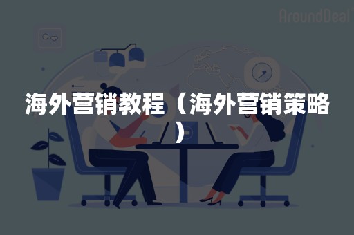 海外营销教程（海外营销策略）