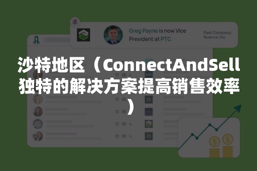沙特地区（ConnectAndSell独特的解决方案提高销售效率）