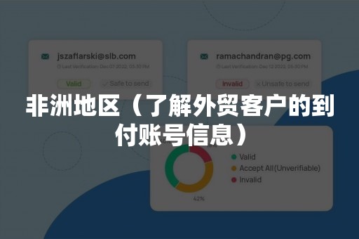 非洲地区（了解外贸客户的到付账号信息）