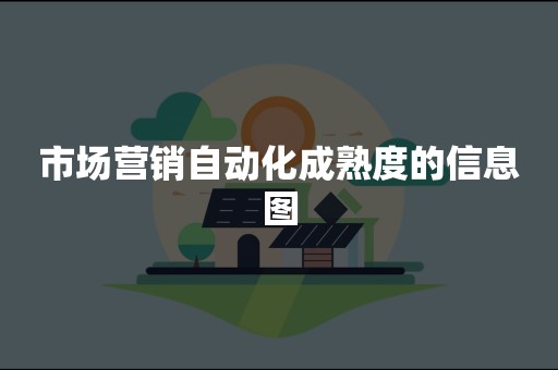 市场营销自动化成熟度的信息图