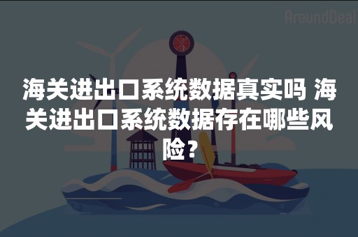 海关进出口系统数据真实吗 海关进出口系统数据存在哪些风险？