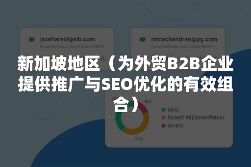 新加坡地区（为外贸B2B企业提供推广与SEO优化的有效组合）