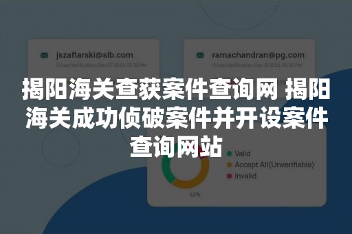 揭阳海关查获案件查询网 揭阳海关成功侦破案件并开设案件查询网站