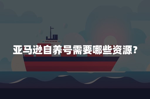 亚马逊自养号需要哪些资源？