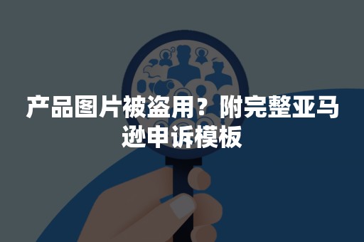 产品图片被盗用？附完整亚马逊申诉模板