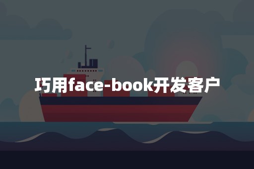 巧用face-book开发客户
