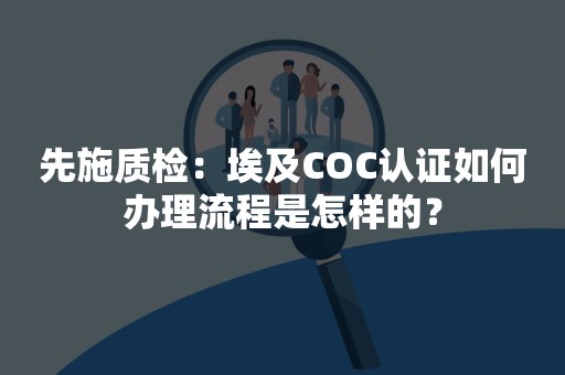 先施质检：埃及COC认证如何办理流程是怎样的？