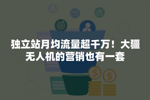 独立站月均流量超千万！大疆无人机的营销也有一套