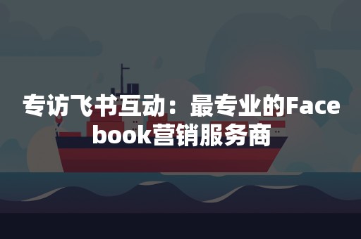 专访飞书互动：最专业的Facebook营销服务商