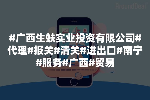 #广西生蚨实业投资有限公司#代理#报关#清关#进出口#南宁#服务#广西#贸易
